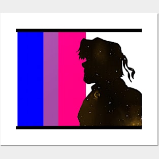 Galaxy Hunk Bi Pride Posters and Art